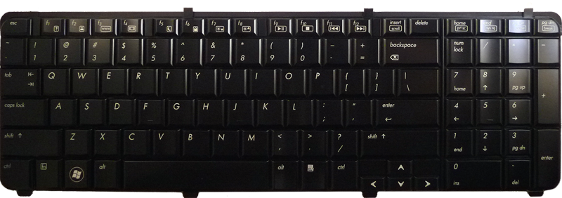 HP DV Series DV7-2040 Laptop Keyboard